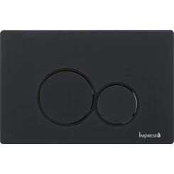 Клавіша змиву Imprese Black Soft-Touch i7116PB (чорна матова), Колір виробника: чорний матовий, фото 