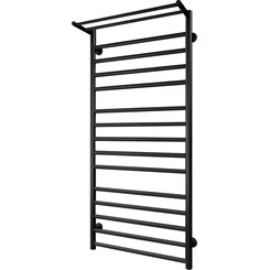 Электрический полотенцесушитель Devit Allround AL5001200EBS (500x1200, черный матовый, сенсорный), Доступные размеры: 500 x 1200, Цвет производителя: черный матовый, Подключение полотенцесушителя: универсальное, фото 