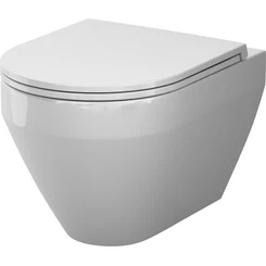 Безободковый подвесной унитаз Am.Pm Spirit V2.0 AquaSpin CSB1900SC (воронкообразный, с сиденьем), фото 
