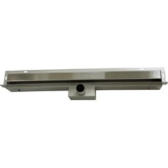 Душевой трап VBI Kent Wall 70 Chrome VBI-060407CH (70 см, нержавейка, настенный), Цвет производителя: нержавейка, Доступные размеры: 70, фото 