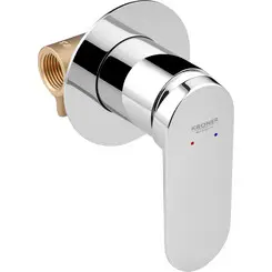 Смеситель скрытого монтажа для душа Kroner Element 211433-0101 (хром, внутренняя часть в комплекте), Цвет производителя: хром, фото 