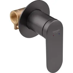 Смеситель скрытого монтажа для душа Kroner Element 211433-5301 (графит, внутренняя часть в комплекте), Цвет производителя: графит, фото 