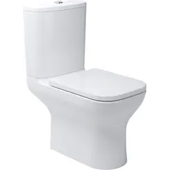 Безободковый унитаз-компакт Devit Frame Vortex Flush 3710020 (воронкообразный, c сиденьем), фото 