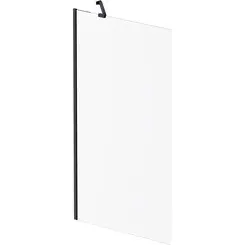 Шторка на борт ванны Am.Pm Gem W90UBS-080-140BT (80x140 см, стекло прозрачное, профиль черный матовый), Цвет производителя: прозрачное стекло, отделка черная матовая, фото 