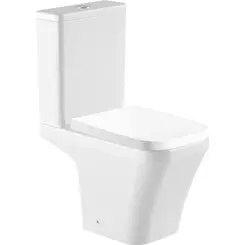 Безободковый унитаз-компакт Imprese Skala Twist с06206003 (воронкообразный, с сиденьем), фото 