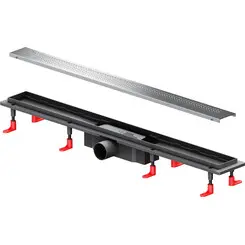 Душевой трап Am.Pm Primeflow Cut Gradient W02SC-P11-050-01SB (50 см, нержавейка), Цвет производителя: нержавейка, Доступные размеры: 50, фото 