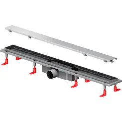 Душевой трап Am.Pm Primeflow Tile W02SC-U11-080-04SB (80 см, нержавейка), Цвет производителя: нержавейка, Доступные размеры: 80, фото 