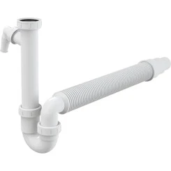 Сифон для мойки со штуцером dn50/40 Alcaplast A83-DN50/40, фото 