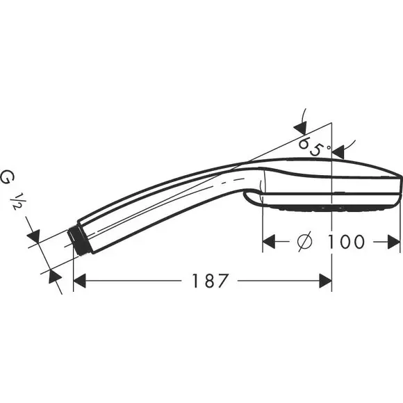 Ручний душ Hansgrohe Croma 28535000, фото , изображение 2