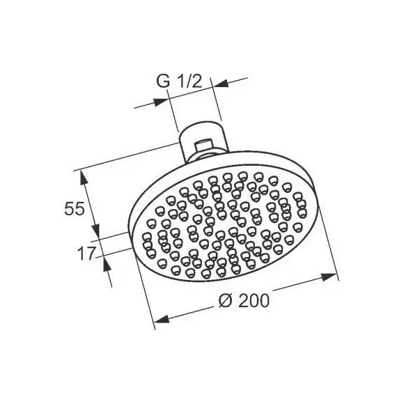 Лейка для верхнего душа Kludi A-Qa 665110500, фото 3