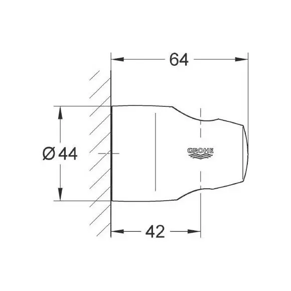 Тримач Grohe Movario 28403000, фото , изображение 2