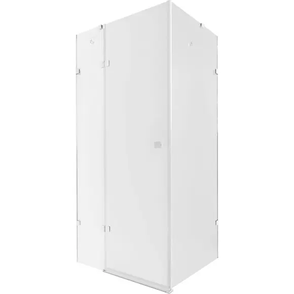 Душова кабіна без піддону 100x80 см Qtap Capricorn CRM1018RC6 (CAPCRM1018RC6, профіль хром, скло прозоре), фото 