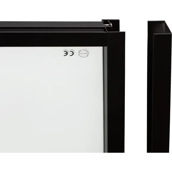 Душова кабіна без піддону Qtap Scorpio BLA10995-AC6 (SCOBLA10995AC6, 90x90 см, профіль чорний матовий, скло прозоре), фото , изображение 4