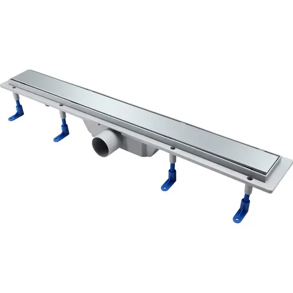 Трап для душу Qtap Dry Tile304-700 (QTDRYTILE304700, 700 мм, сірий/хром), фото 