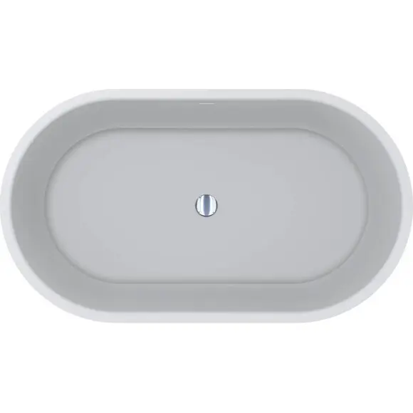 Мармурова ванна Miraggio Helga Mirasoft 0002547 (150x85 см, біла матова, окремостояча), Колір виробника: білий матовий, Технологія виробництва: Mirasoft Technology, фото , изображение 3