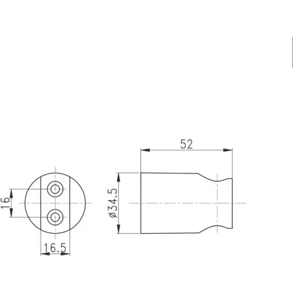Кронштейн для ручного душу Qtap Porter A030 (QT829910842854OB, чорний матовий), фото , изображение 2