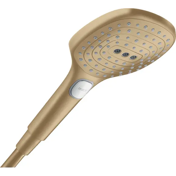 Лійка для душу Hansgrohe Raindance Select E 120 Brushed Bronze 26520140 (брашована бронза, трирежимна), Колір виробника: брашована бронза, фото 