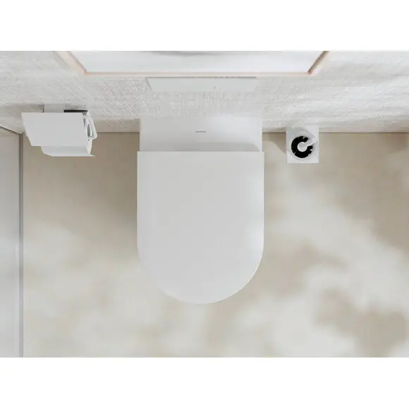 Йоржик для унітазу Hansgrohe AddStoris Matt White 41752700 (білий матовий, настінний), Колір виробника: білий матовий, фото , изображение 2