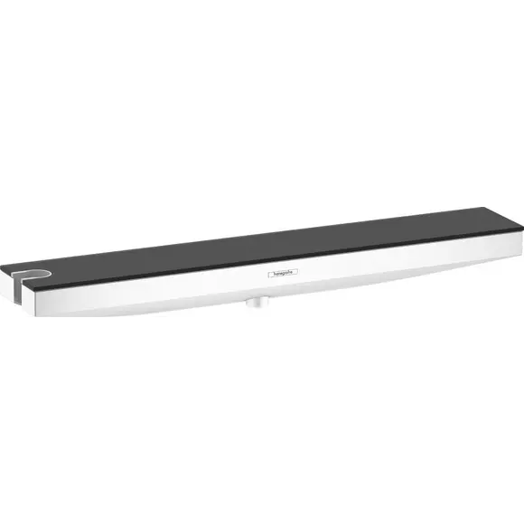 Підключення для душового шлангу Hansgrohe Rainfinity Matt White 26843700 (біле матове, з тримачем, з полицею), фото 