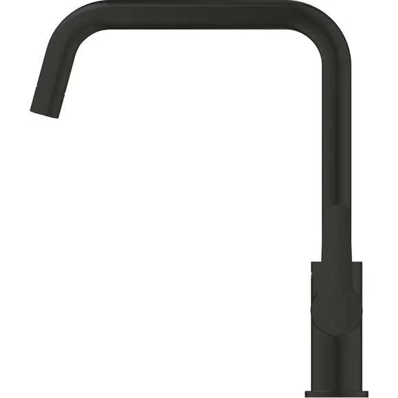 Змішувач для кухні Grohe QuickFix Start Black 304702430 (чорний матовий), фото , изображение 5