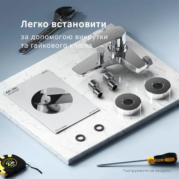 Смеситель для ванны Am.Pm Gem F90E10000, Цвет производителя: хром, фото 17