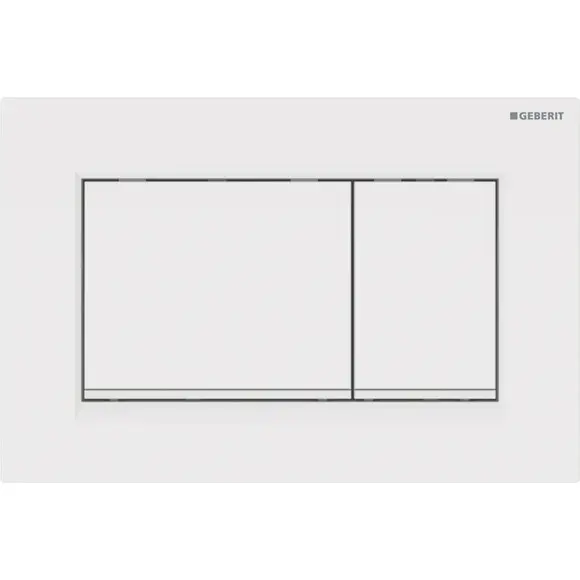 Змивна клавіша Geberit Sigma30 115.883.11.1 (білий глянець/білий матовий), Колір виробника: білий глянець, білий матовий, фото 