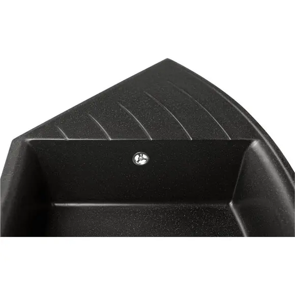 Мийка для кухні Miraggio Europe Black Shine 0002562 (110x57, чорна, із фруктівницею, із сифоном), Колір виробника: чорний, фото , изображение 3