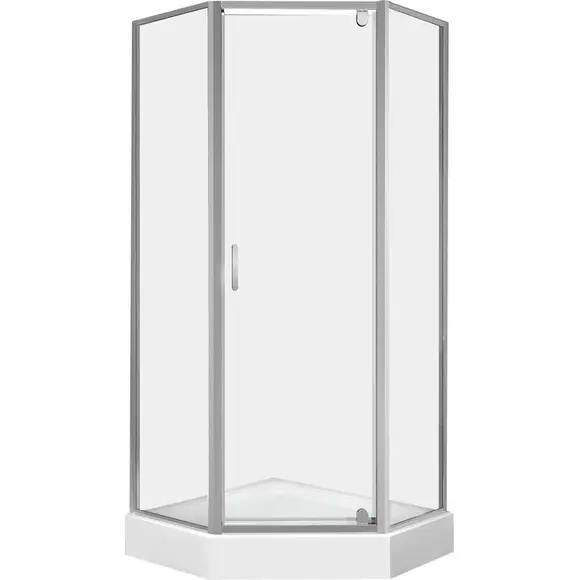 Набор Qtap LEOCRM10995AC6SET: душевая кабина Leo LEOCRM10995AC6 + поддон Diamond DIAMOND309912, фото 