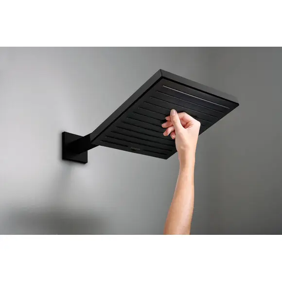 Кронштейн душовий Hansgrohe Pulsify E Black Matt 24337670 (чорний матовий), Колір виробника: чорний матовий, фото , изображение 2
