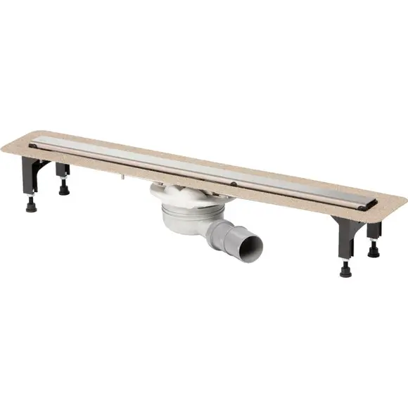 Душевой трап Viega Advantix Visign ER10 Stainless steel 753191 (120 см, нержавейка), Цвет производителя: нержавейка, Доступные размеры: 120, фото 