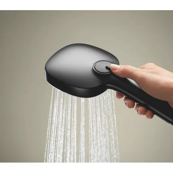 Душевая система с термостатом Grohe QuickFix Precision Vitalio Comfort 250 348822430 (черная матовая, скрытого монтажа), Цвет производителя: черный матовый, фото 7