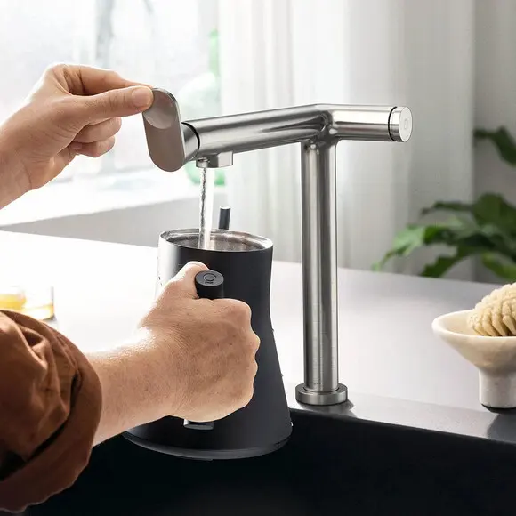 Змішувач для кухні Hansgrohe Aqittura M91 Steel 76804800 (сталь, із підключенням питної води), Колір виробника: сталь, фото , изображение 5