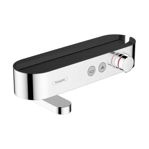Смеситель для ванны с термостатом Hansgrohe ShowerTablet Select 24340000 (с полкой), Цвет производителя: хром, фото 