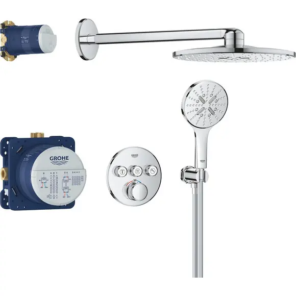 Душевая система с термостатом Grohe Grohtherm SmartControl & Rainshower SmartActive 310 34863000 (скрытого монтажа), фото 