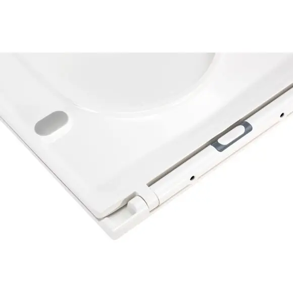 Безободковый подвесной унитаз Qtap Scorpio Ultra Quiet Rimless QT14332380AW (воронкообразный, с сиденьем), фото 10