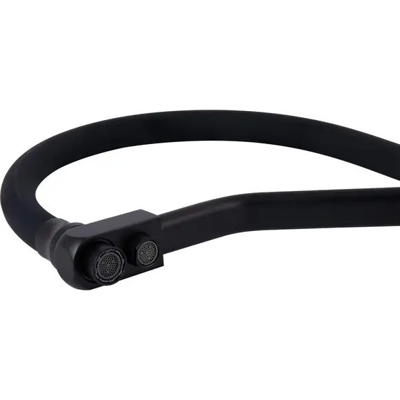 Смеситель для кухни Lidz Aria 020F3 Black Matt LDARI020F3BLA39212 (черный матовый, c гибким изливом и подключением питьевой воды), Цвет производителя: черный матовый, фото 6