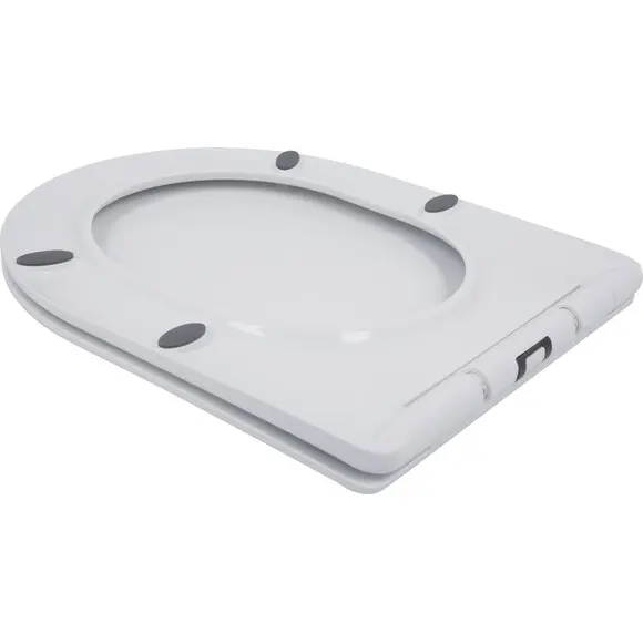 Безобідковий унітаз-компакт Qtap Swan Ultra Quiet Rimless QT16222182TW (з сидінням), фото , изображение 9