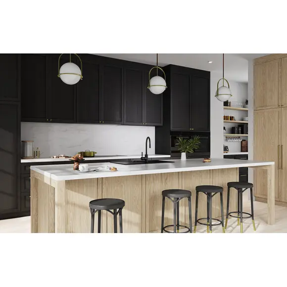 Смеситель для кухни Ferro Zumba Nero Black Matt BZA4BLB (черный матовый, c гибким изливом), фото 3