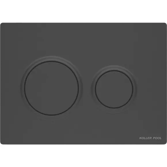 Панель змиву Koller Pool Air Black Matt KP-230-017 (2358510657, чорна матова), Колір виробника: чорний матовий, фото 
