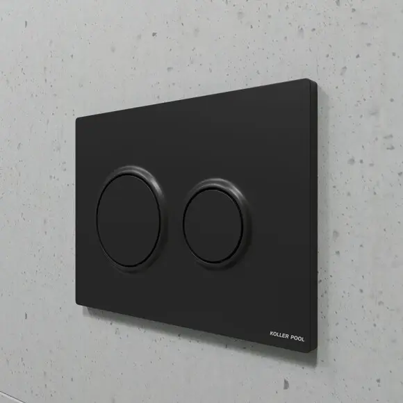 Панель змиву Koller Pool Air Black Matt KP-230-017 (2358510657, чорна матова), Колір виробника: чорний матовий, фото , изображение 4