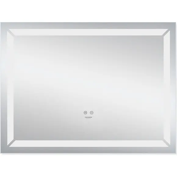 Зеркало для ванной комнаты Kroner KRP Spiegel HR1-8060 (80x60 см, с подсветкой и антизапотеванием), Доступные размеры: 80 x 60, фото 2