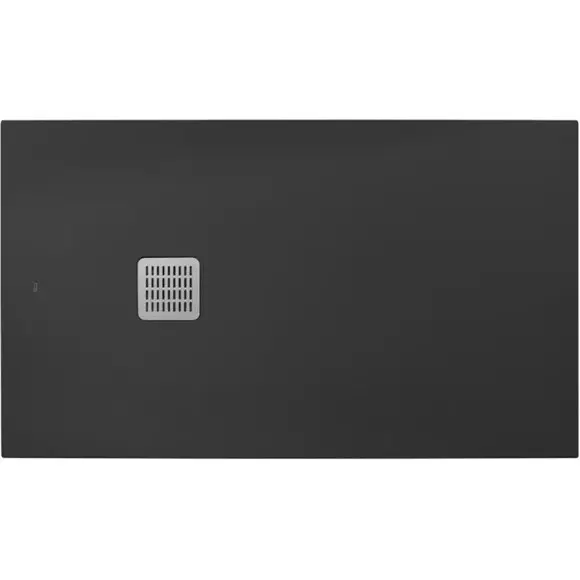 Душовий піддон Roca Terran Black Matt AP017083E800400 (180x100 см, чорний матовий), фото 
