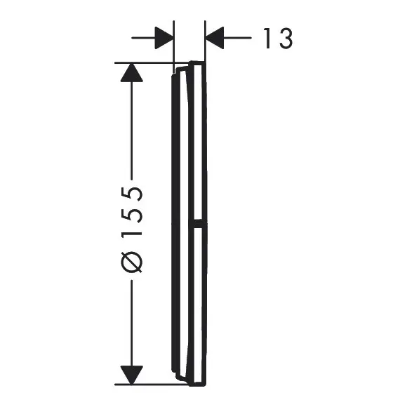 Переключатель на 3 потребителя Hansgrohe ShowerSelect Comfort S Brushed Bronze 15558140+01500180 (брашированная бронза, внутренняя часть в комплекте), Цвет производителя: брашированная бронза, фото 14