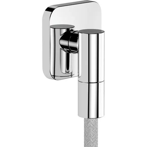 Підключення для душового шлангу Hansgrohe Fixfit FIine Q Chrome 28884000 (хром), Колір виробника: хром, фото 