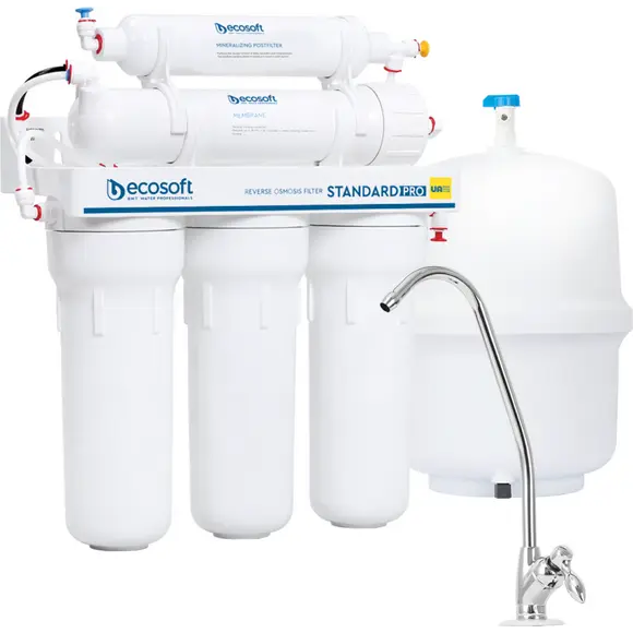 Фільтр зворотного осмосу Ecosoft Standard Pro MO550MECOSTD (з мінералізатором), фото 