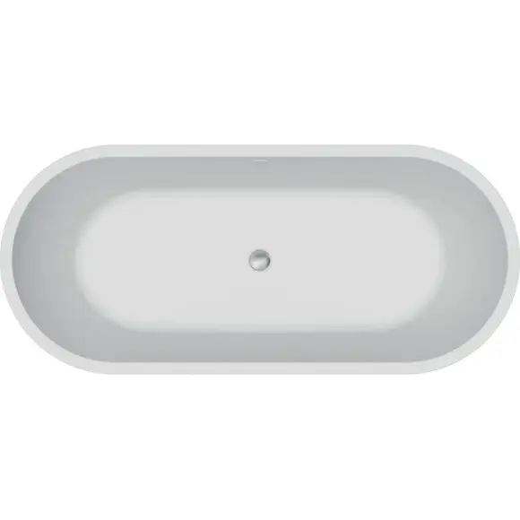 Акриловая ванна Koller Pool AquaLuxe White/Matt Black 0202261501 (170x75 см, белая/черная, отдельностоящая, с ножками и сифоном), Цвет производителя: белый, черный, фото 4