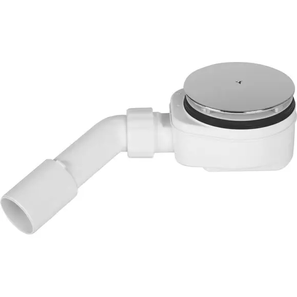 Комплект Radaway: душова кабіна Alienta A Chrome + піддон Lupo 10229090-01-01KL500 (90x90 см, прозоре скло, профіль хром, з сифоном), Доступні розміри: 90 x 90, фото , изображение 8