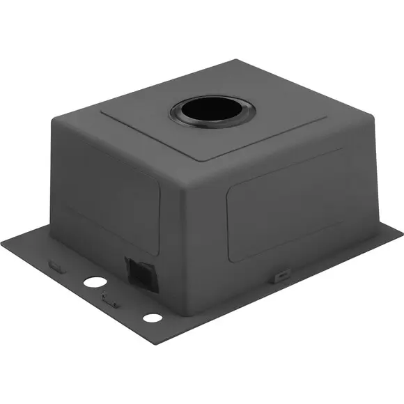 Кухонна мийка Kroner KRP PVD Schwarze-4050HM (40x50 см, 3.0/1.0 мм, з коландером та сифоном), Доступні розміри: 40 x 50, фото , изображение 7