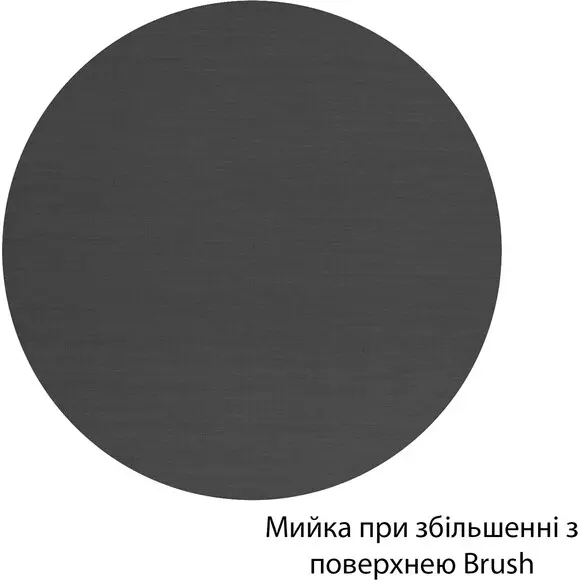 Кухонна мийка Kroner KRP PVD Schwarze-4050HM (40x50 см, 3.0/1.0 мм, з коландером та сифоном), Доступні розміри: 40 x 50, фото , изображение 10