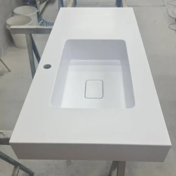 Умивальник-стільниця Snail Аляска R White Matt 167RA100M (120x50 см, білий матовий, з крилом), Доступні розміри: 120 x 50 R, Колір виробника: білий матовий, фото , изображение 3
